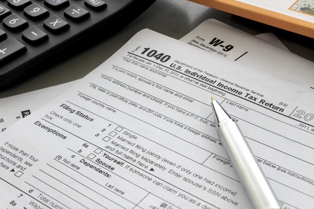 1040 tax form, tax, calculator, pen, irs, strategic tax resolution